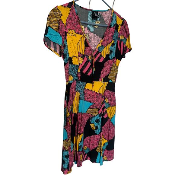 Disney Multicolor Patchwork Mini Dress - Picture 1 of 6